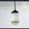Vintage Gold Lace Band Pendant Light | 4.5" - The Lamp Goods