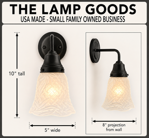 COASTAL WALL SCONCE Light Fixture - The Lamp Goods
