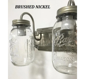 Mason Jar Bathroom Vanity Light