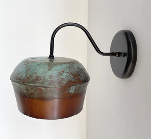PREORDER- COPPER Handcrafted Rustic Farmhouse Wall Sconce Light *Ships after June 1st*