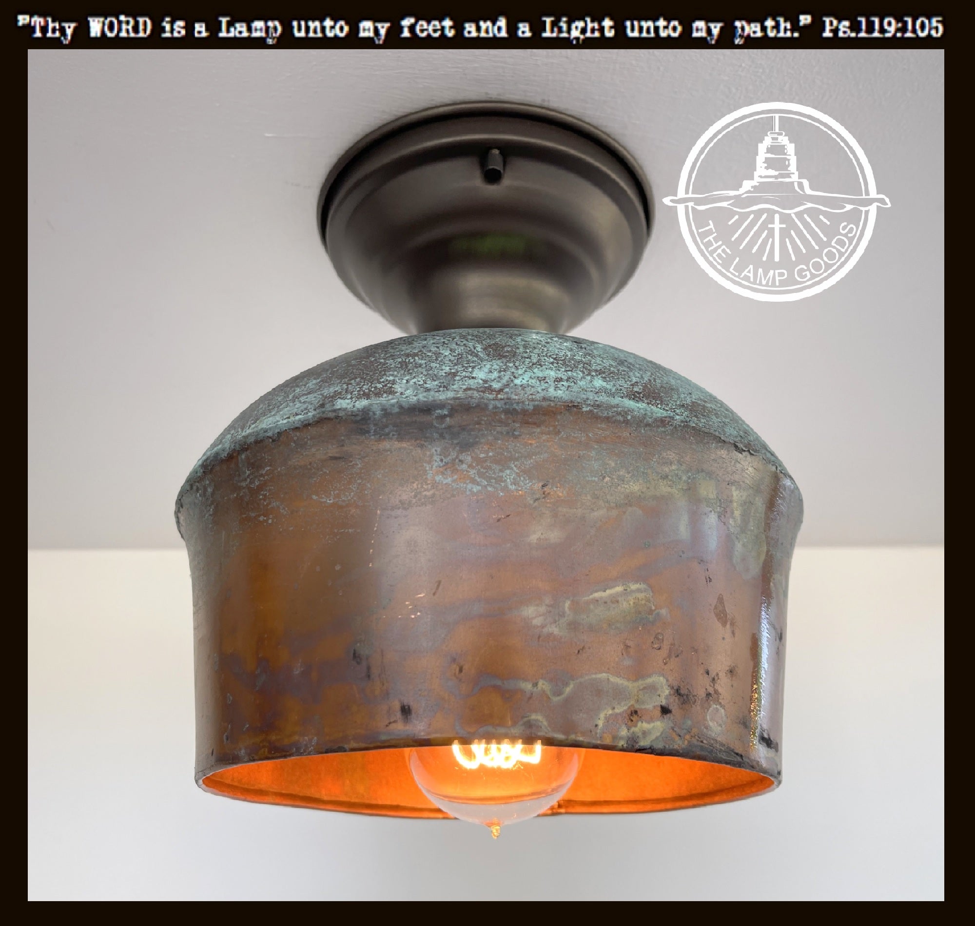 HANDCRAFTED Copper Pendant Light Fixture