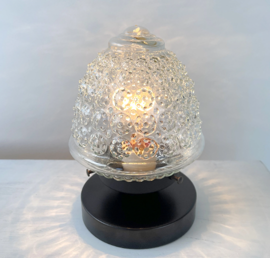 Vintage glass light online fixtures