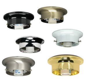 Retro Mid Century Regency Glass Ceiling Light