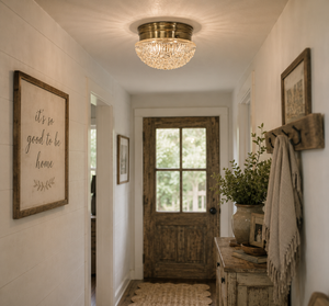 MID-CENTURY 1960's DIAMOND Ceiling Light - The Lamp Goods