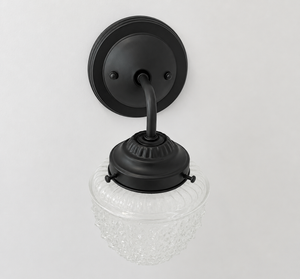 Acorn Glass Wall Sconce Light Fixture