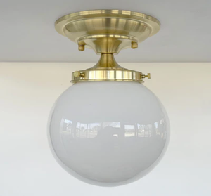 BRASS Modern Ceiling Light Schoolhouse Flush Mount