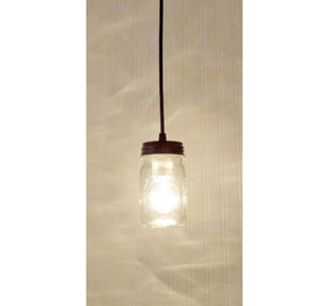 Mason Jar New Pint Pendant Light