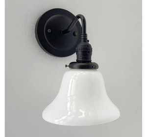 Antique 1930's Milk Glass Wall SCONCE Lighting