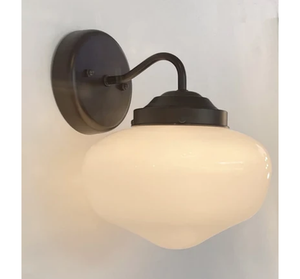 Modern Schoolhouse Sconce |8"| Wall Light