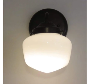 Simple Schoolhouse Sconce Wall Light | 6"W - The Lamp Goods