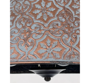 Ornate Copper Farmhouse Chandelier Lighting