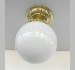 BRASS Modern Ceiling Light Schoolhouse Flush Mount