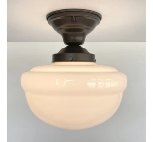 Antique Acorn CEILING Schoolhouse LIGHT Fixture