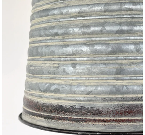 Corrugated Rustic Barn Metal Farmhouse Wall Light Fixture