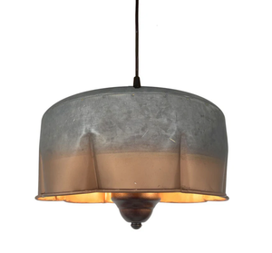 Galvanized Copper  Metal Ceiling Light