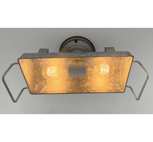 INDUSTRIAL GALVANIZED Ceiling Light Fixture