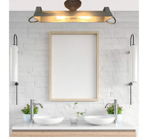 GALVANIZED DOME Ceiling Light Fixture (3 sizes)