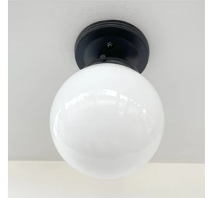 MODERN OPAL Schoolhouse Globe Ceiling Light
