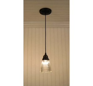 Minimalist Antique Glass Light Pendant or Sconce - The Lamp Goods