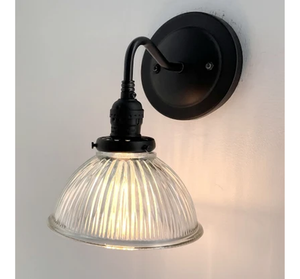 Factory Holophane Dome Exposed Socket Wall Sconce