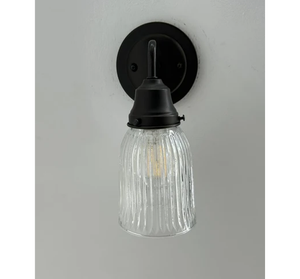 Minimalist Antique Glass Light Pendant or Sconce - The Lamp Goods