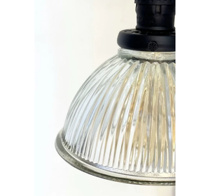 Factory Holophane Dome Exposed Socket Wall Sconce