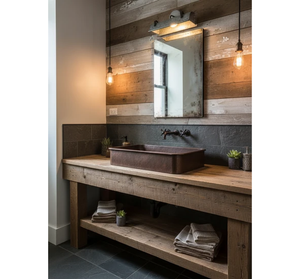 Galvanized Metal Wall Vanity Light