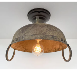 Iron Rustic Industrial Ceiling Light Fixture