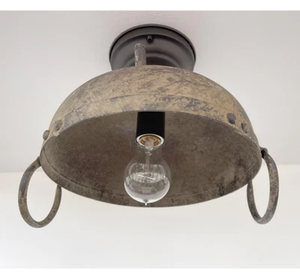 Iron Rustic Industrial Ceiling Light Fixture
