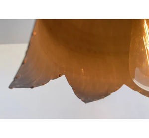 Large Lotus Galvanized Ceiling Light