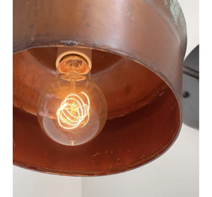 Copper Handcrafted Rustic Farmhouse Wall Sconce Light - The Lamp Goods