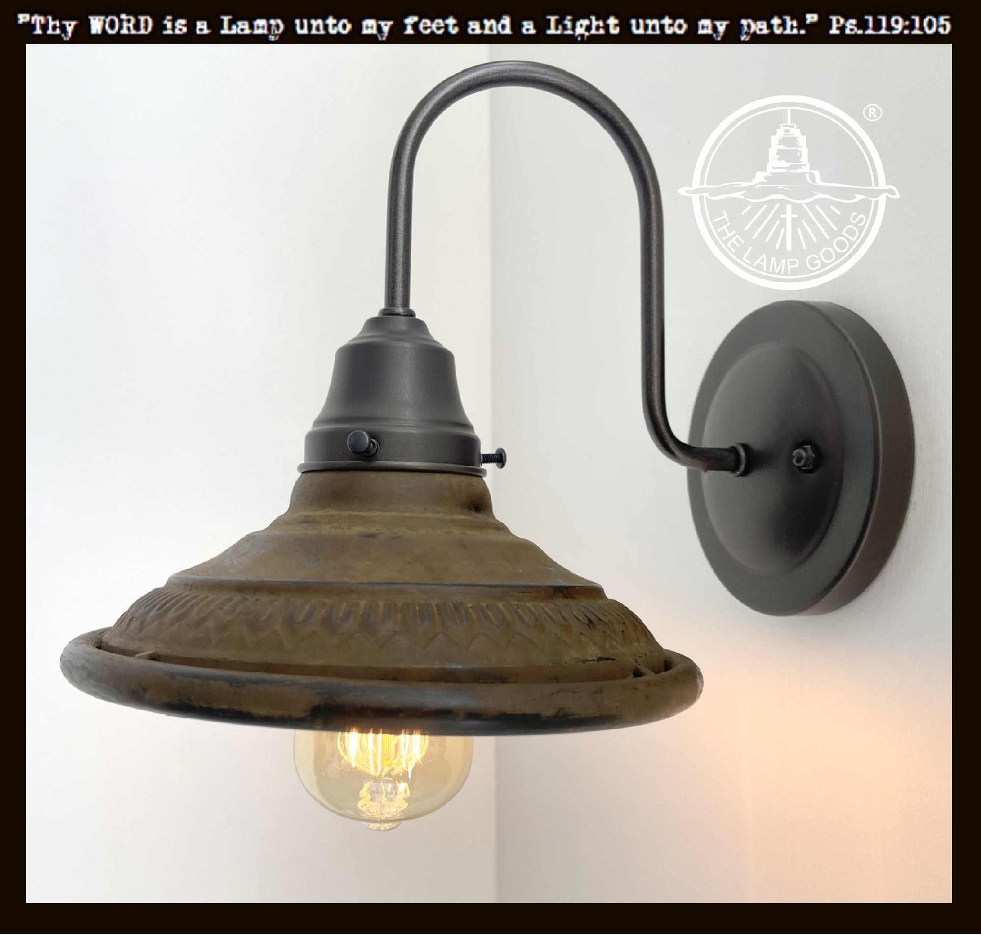 Pre Order - Popular Rustic Industrial Wall Sconce Light Fixture - Arrives May 2025