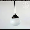 Petite Bubble Milk Glass Pendant Light