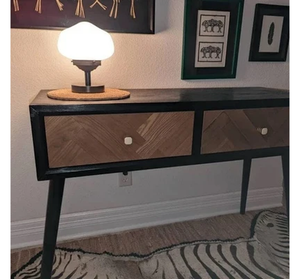 Modern Schoolhouse 8" Milk Glass Table Lamp Fixture