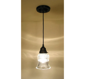 Vintage Bell Glass Hanging Pendant Light - The Lamp Goods