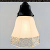 Victorian Clear and Frost Octagon Pendant | 5" Width - The Lamp Goods