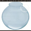6" clear glass globe lamp replacement
