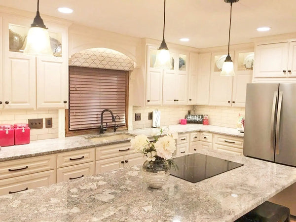 Clear glass kitchen light fixtures top