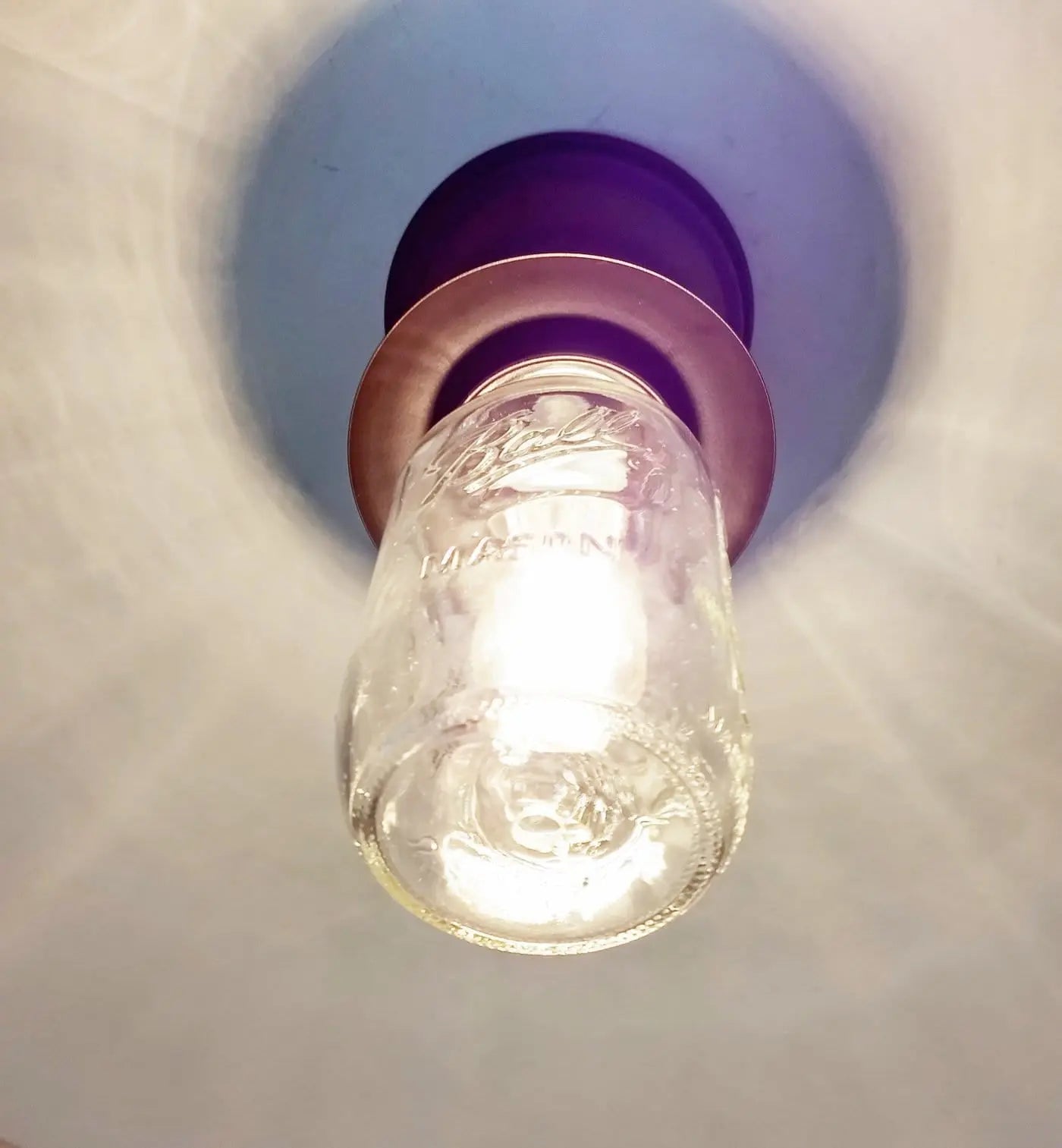 Mason Jar Exterior Outdoor Porch Farmhouse Ceiling Light Fixture - The Lamp Goods