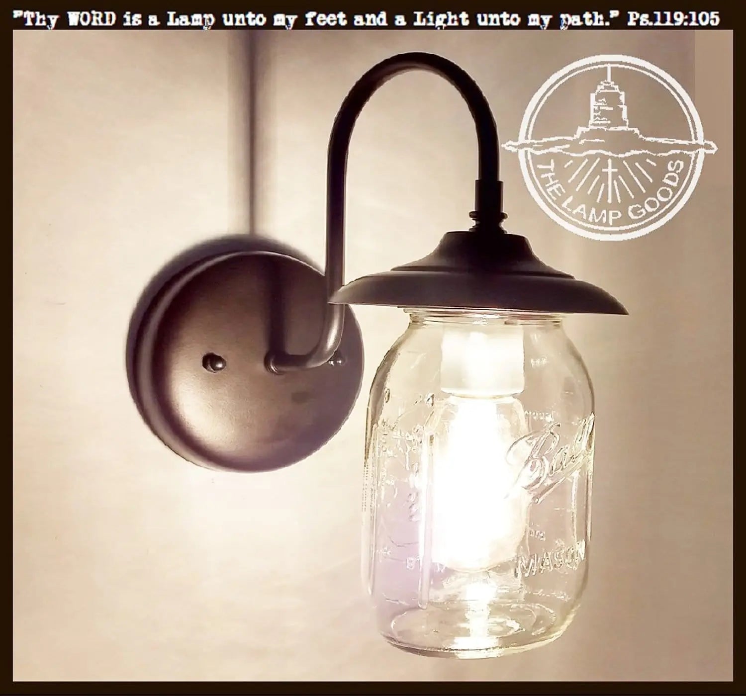 Mason Jar Outdoor Exterior Porch Wall Sconce Light Rubbed Bronze