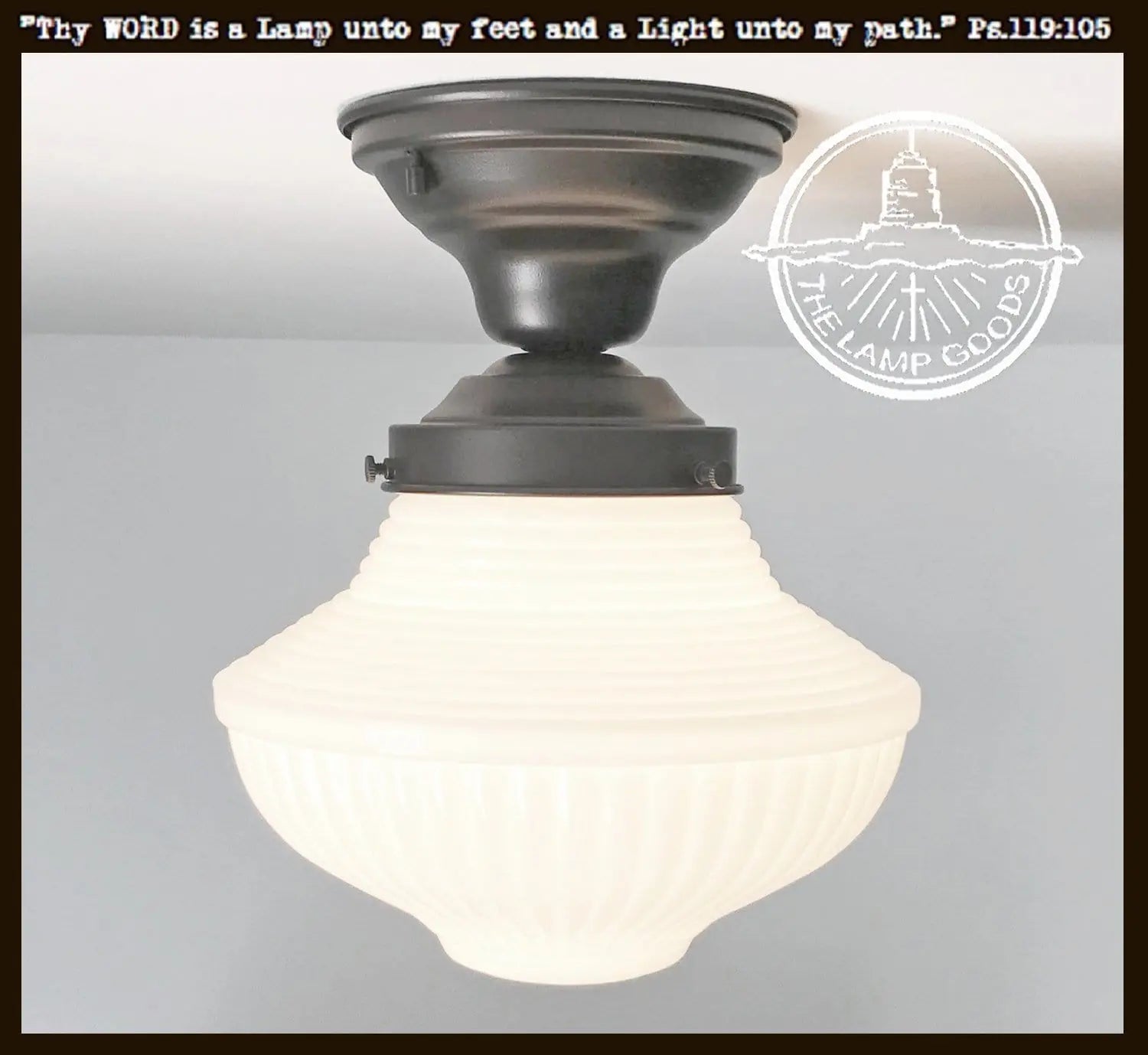 Milk glass flush mount ceiling light on sale