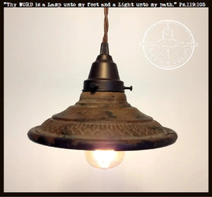 Rustic INDUSTRIAL Pendant Light The Lamp Goods