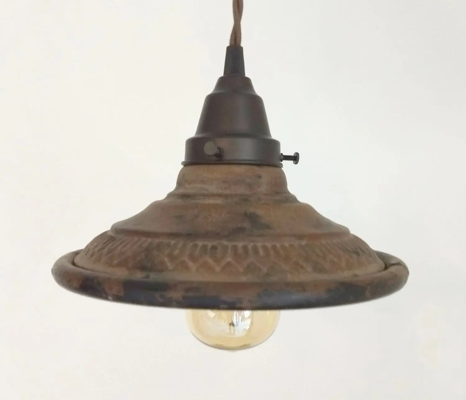 Rustic INDUSTRIAL Pendant Light The Lamp Goods