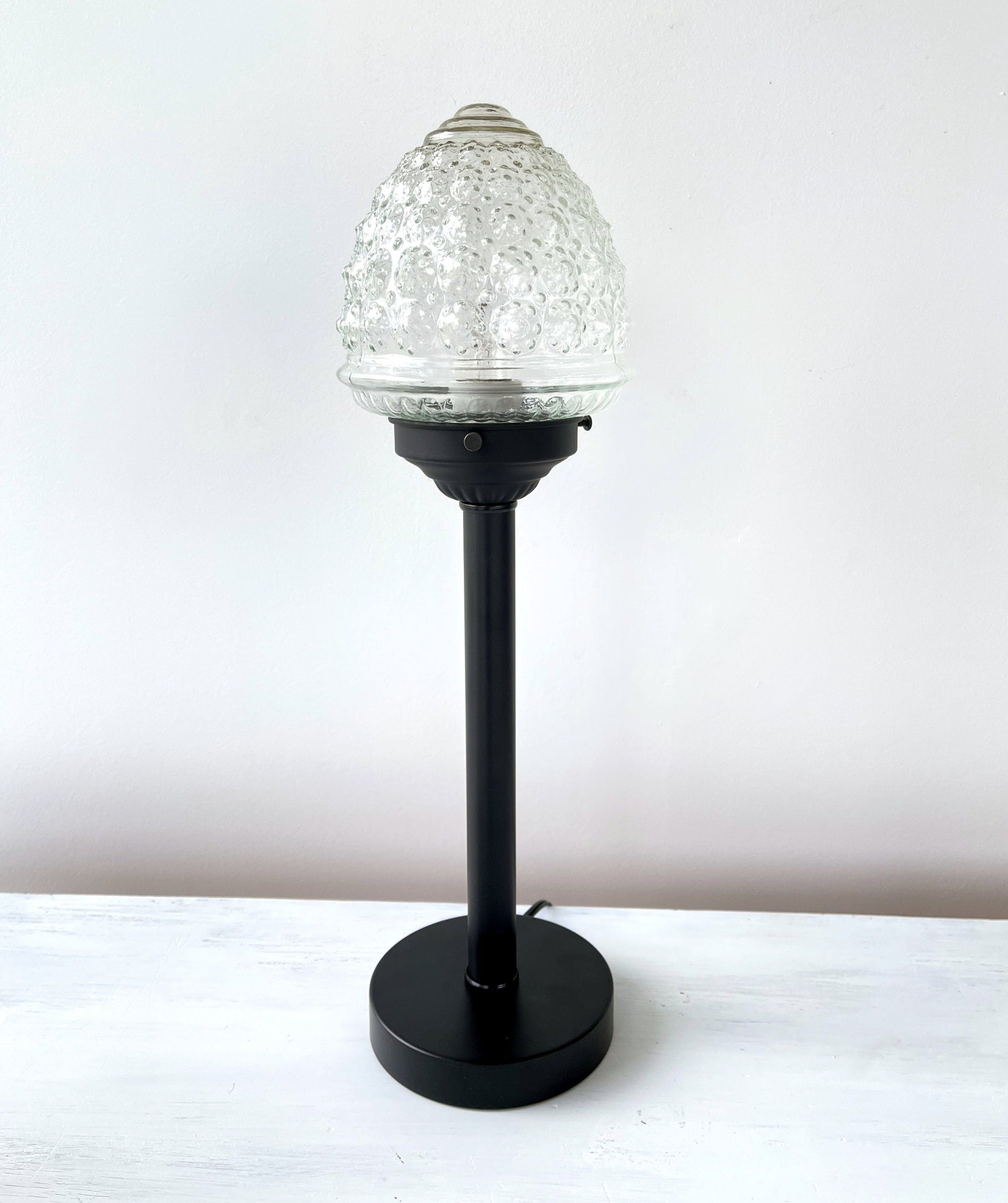 Antique Glass Table Lamp - Tall The Lamp Goods