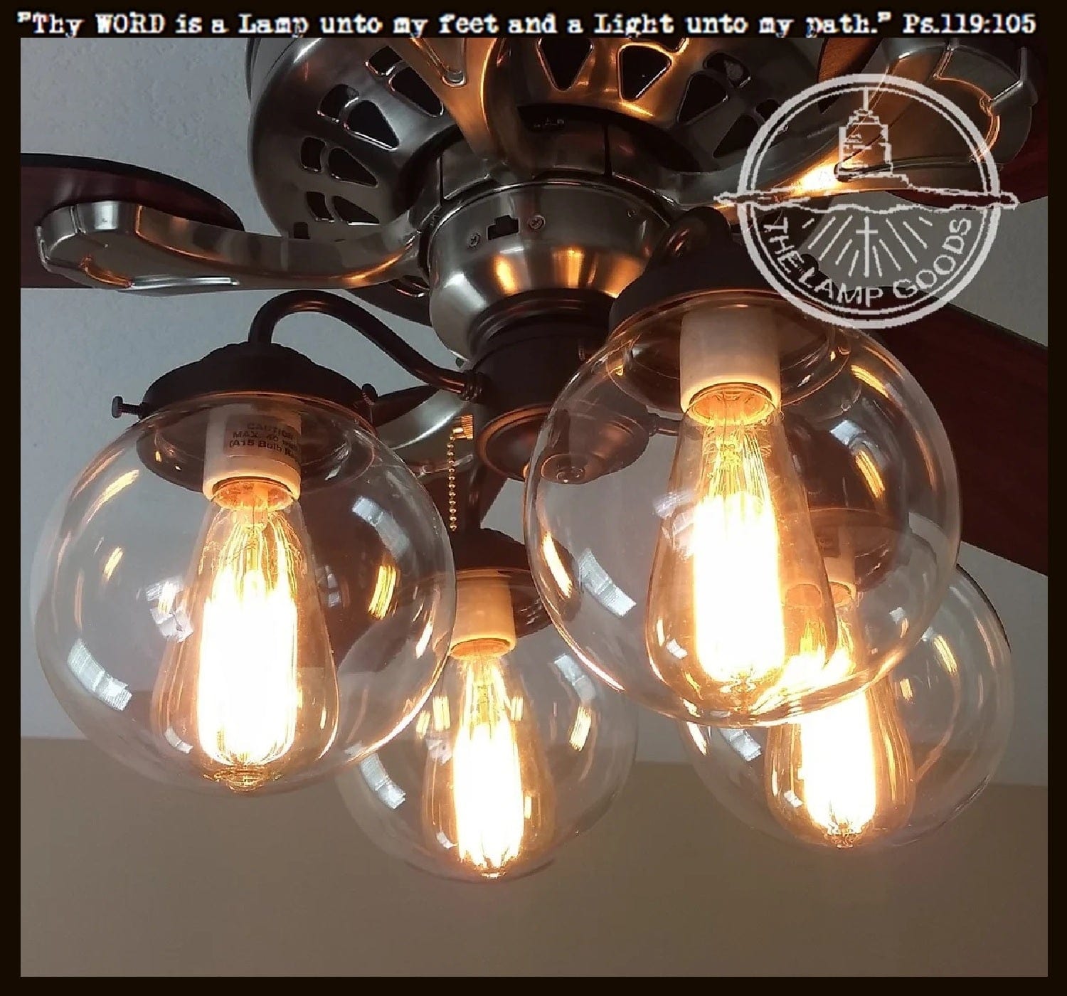 Clear Glass Globes For Ceiling Fans | Shelly Lighting