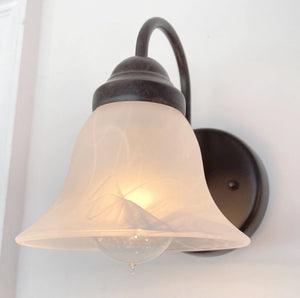Frosted Milk Glass Wall Light The Lamp Goods