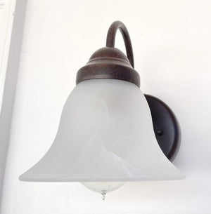 Frosted Milk Glass Wall Light The Lamp Goods