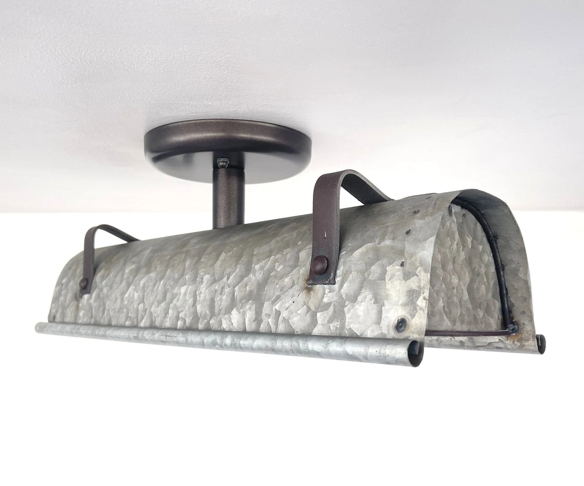 Antique Farmhouse Light Fixture for Rustic Bathroom Ceiling Lighting ...