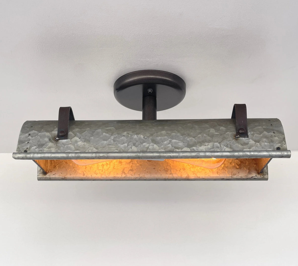 Antique Farmhouse Light Fixture for Rustic Bathroom Ceiling Lighting ...