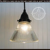 Vintage Holophane Glass Pendant Light The Lamp Goods